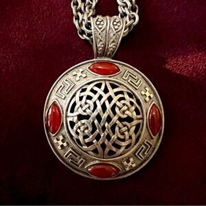 Vintage Medieval Medallion Necklace